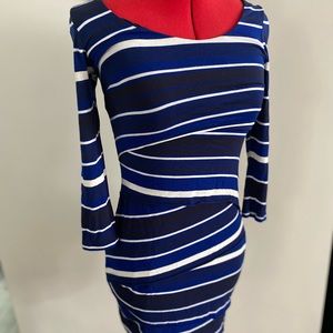 🧹Striped, layered body-con dress from INC